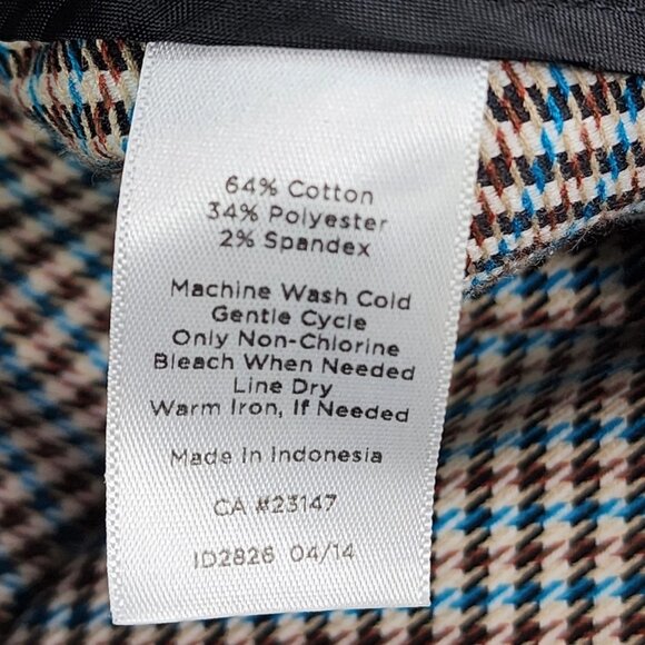 Talbots Signature Ankle Pants Women's Size 8 Multicolor Dress Career Boho - Picture 5 of 12